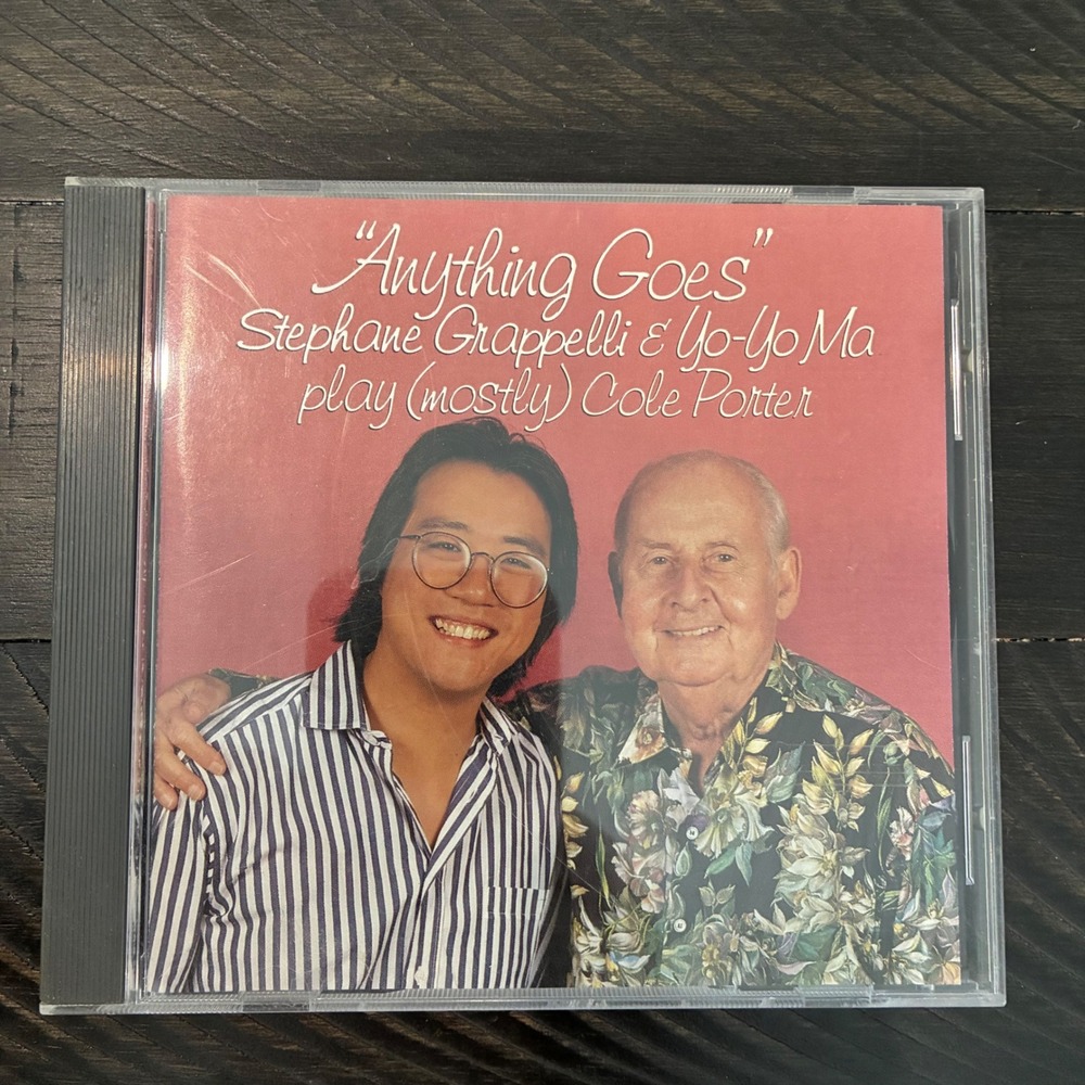 Stephane Grappelli Yo-Yo Ma Anything Goes Cole Porter Jazz CD 1030-2-R RCA